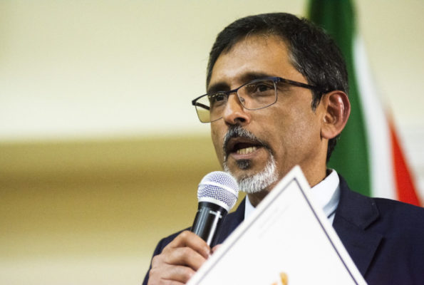 Photo of Ebrahim Patel, South Africa's trade and industry minister.