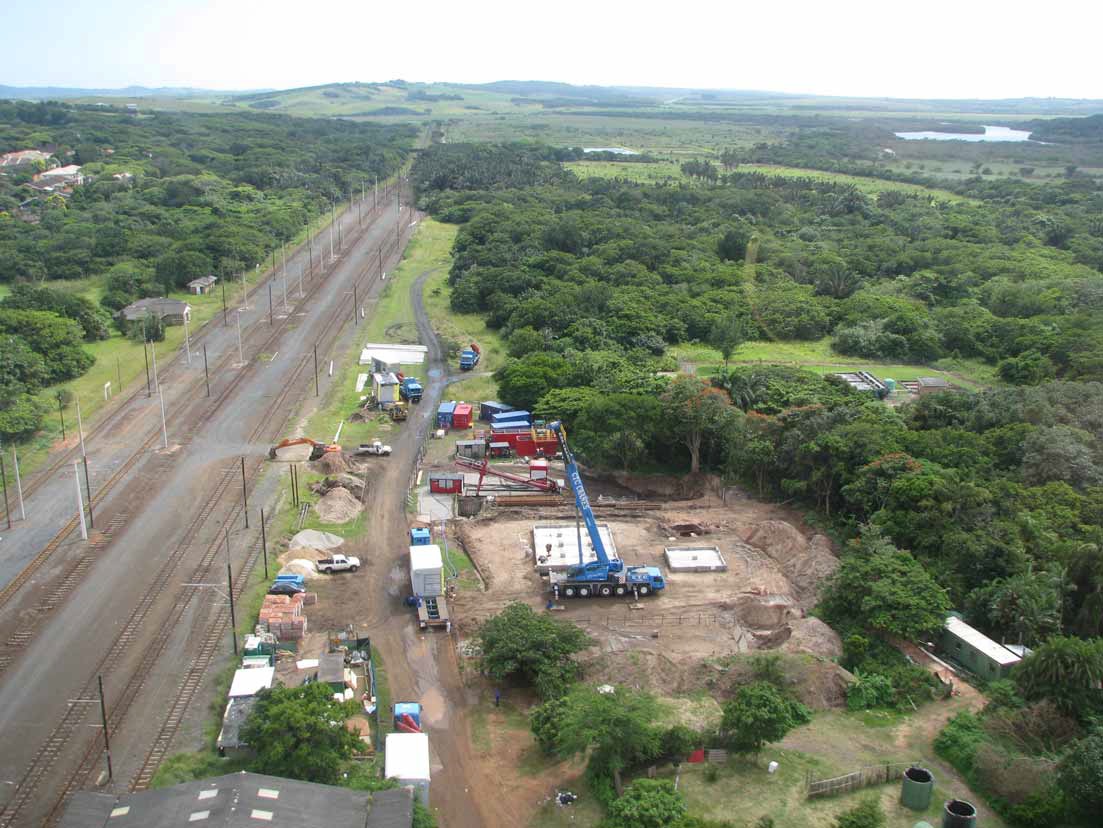 SEACOM cable landing station aerial photo